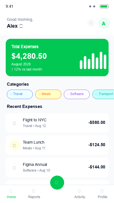 xPensi app screenshot